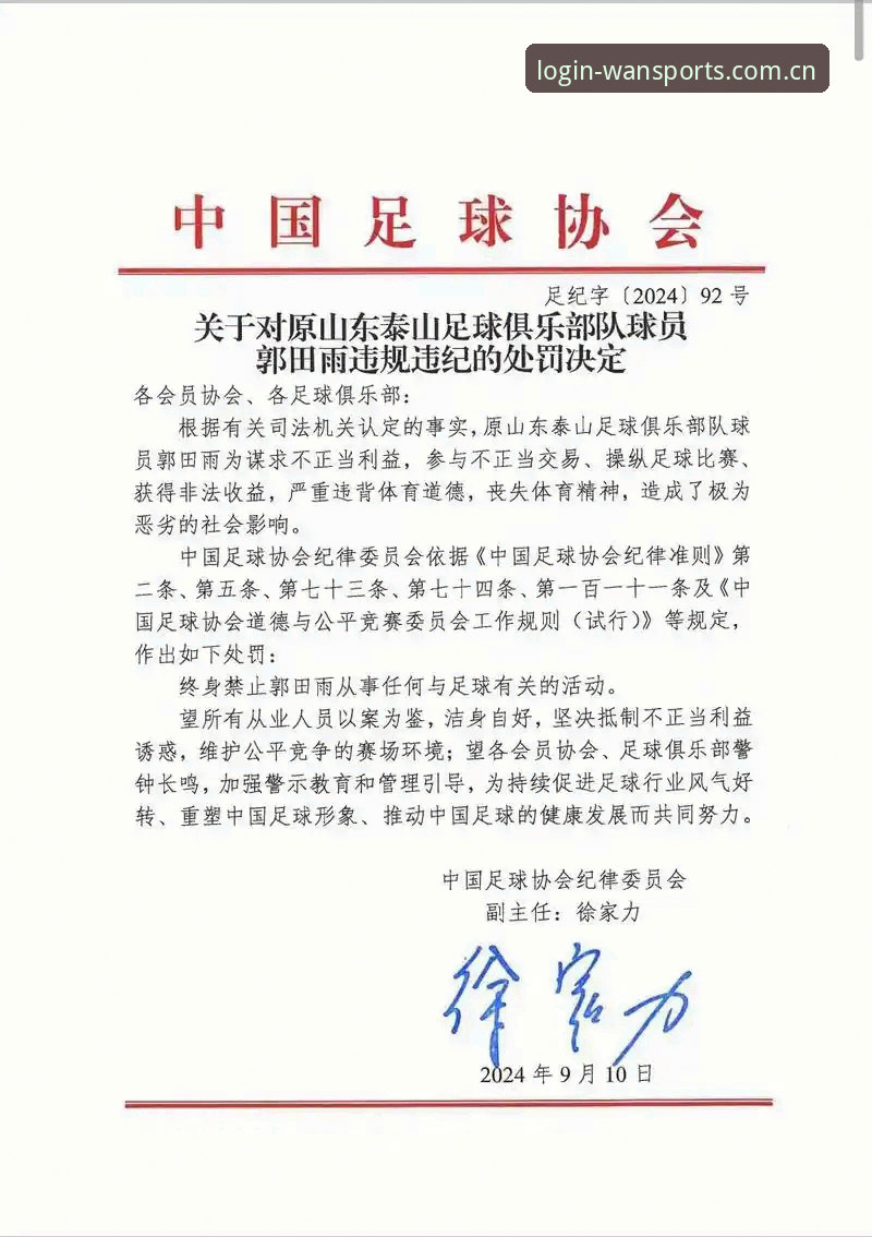 中国足球禁足名单详解——第三批处罚背后的行业反思